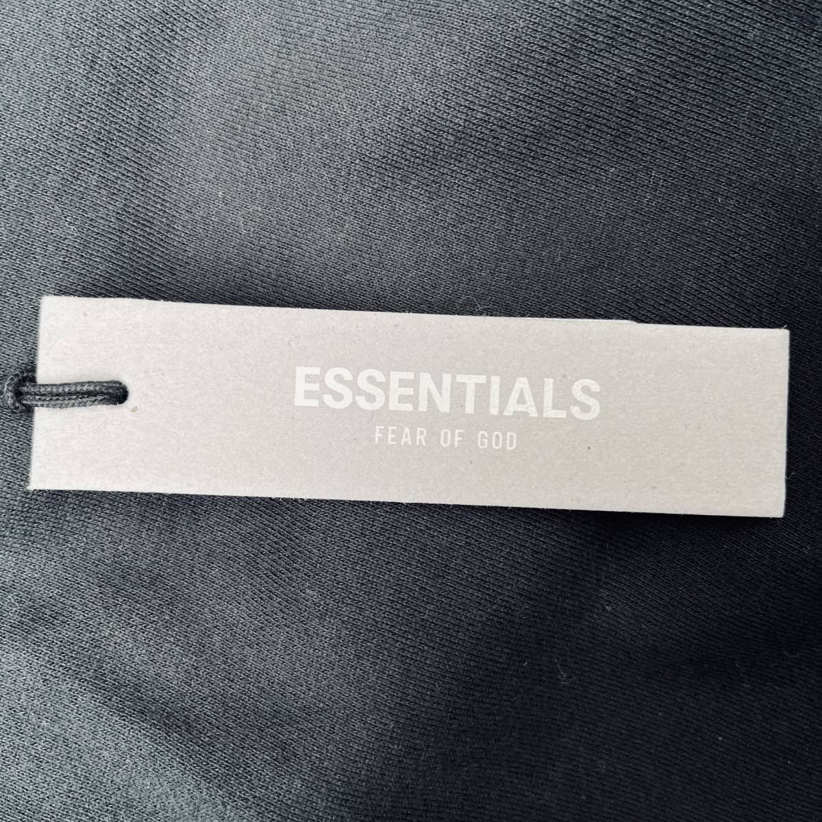 新品 FOG Fear Of God Essentials フィアオブゴッド エッセンシャルズ Lサイズ LOGOスウェット ブラック Black