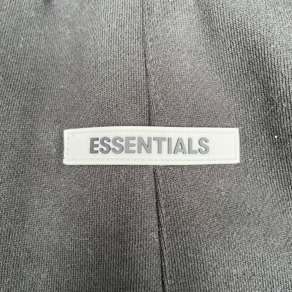 新品 FOG Fear Of God Essentials フィアオブゴッド エッセンシャルズ Sサイズ LOGO ショーツ ハーフパンツ ブラック Black