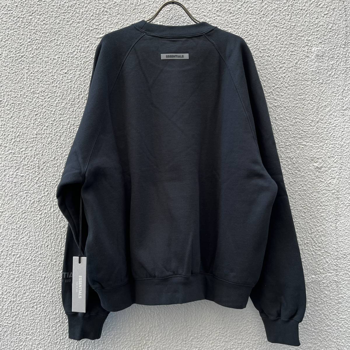新品 FOG Fear Of God Essentials フィアオブゴッド エッセンシャルズ Sサイズ LOGOスウェット ブラック Black