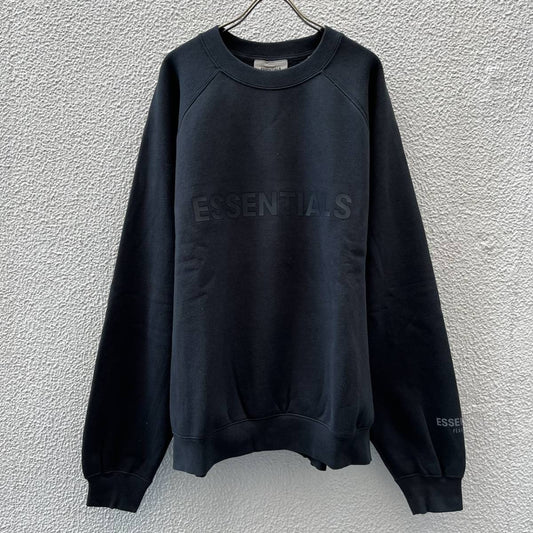新品 FOG Fear Of God Essentials フィアオブゴッド エッセンシャルズ Mサイズ LOGOスウェット ブラック Black