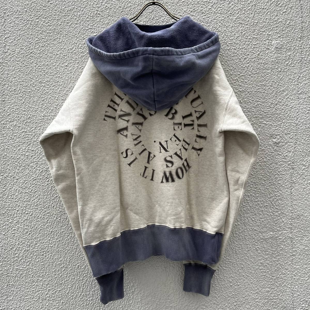 新品 激レア SANT Mxxxxxx セントマイケル Lサイズ ヴィンテージ加工 LOGO パーカー フーディ HOODIESTENCIL SANT MICHAEL