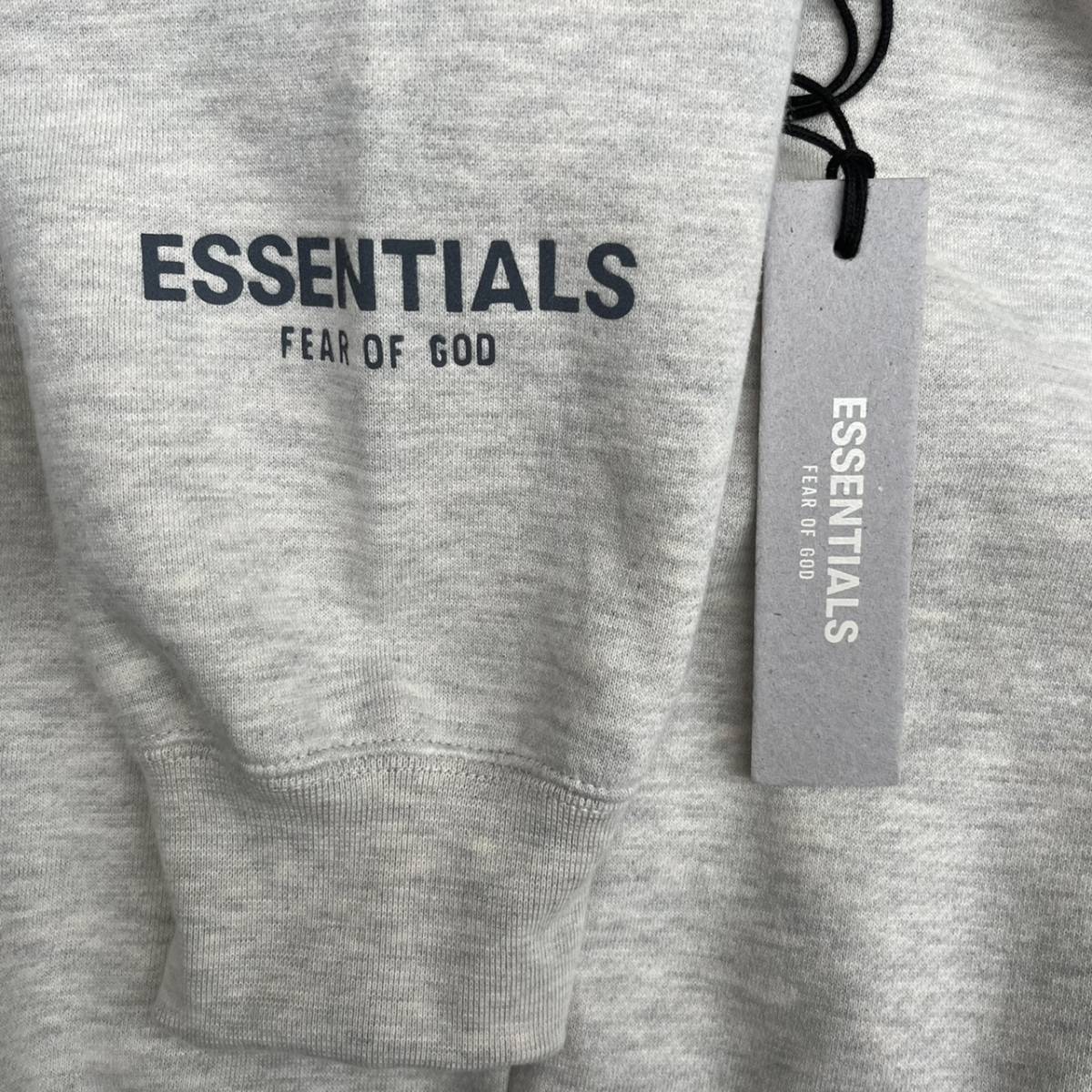 新品 FOG Fear Of God Essentials フィアオブゴッド エッセンシャルズ Mサイズ LOGOスウェット Oatmeal オートミール