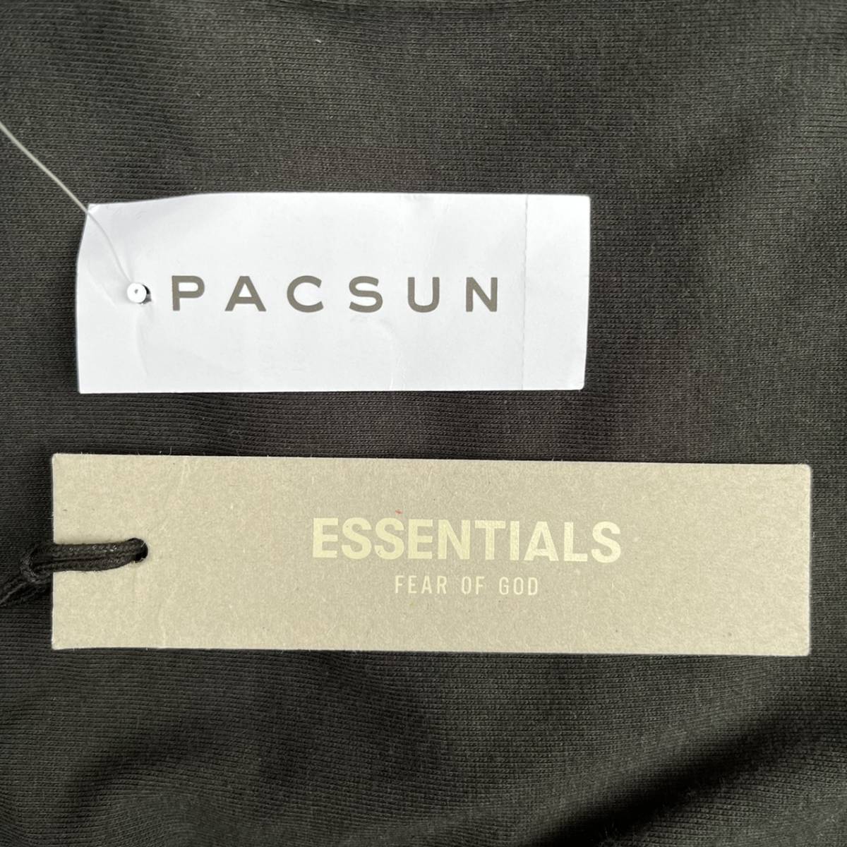 新品 FOG Fear Of God Essentials フィアオブゴッド エッセンシャルズ Sサイズ LOGO ロングスリーブTシャツ Black ブラック