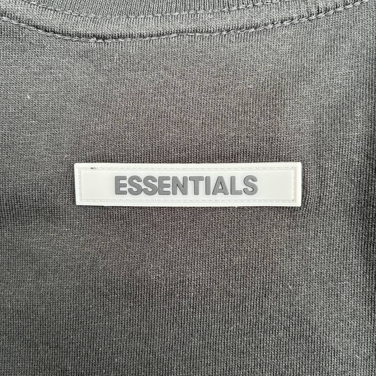 新品 FOG Fear Of God Essentials フィアオブゴッド エッセンシャルズ Sサイズ LOGO ロングスリーブTシャツ Black ブラック