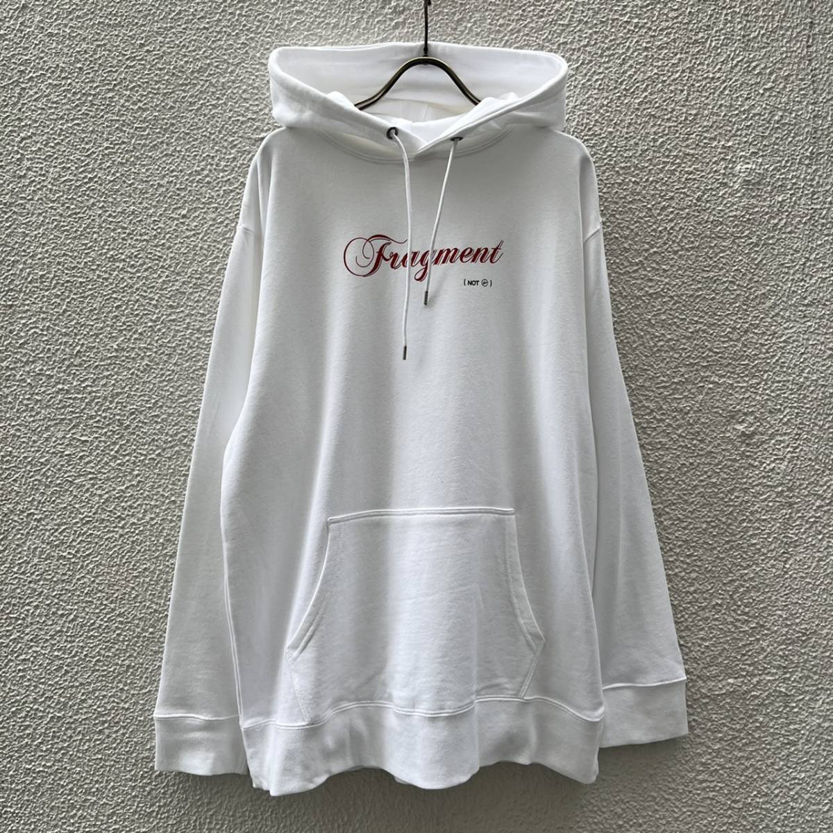 新品 sacai サカイ × fragment design フラグメント デザイン サイズ3 Hoodie ホワイト White パーカー フーディ