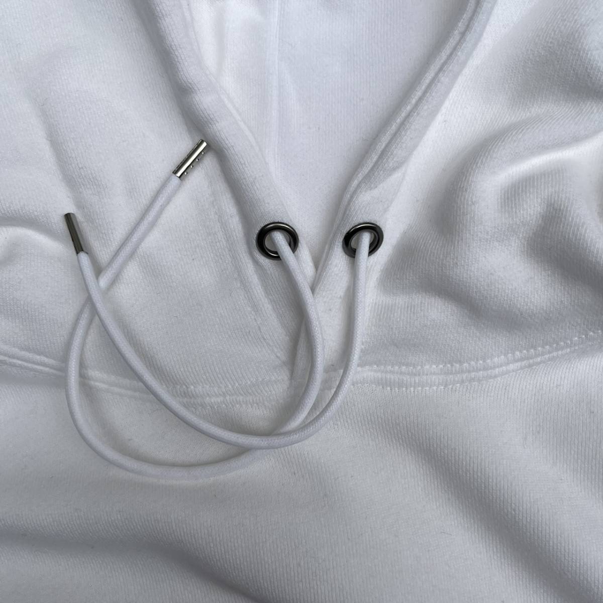 新品 sacai サカイ × fragment design フラグメント デザイン サイズ3 Hoodie ホワイト White パーカー フーディ