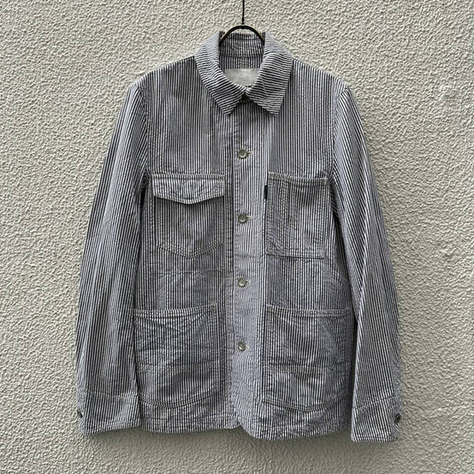ATTACHMENT アタッチメント サイズ1 ストライプ 長袖 シャツ