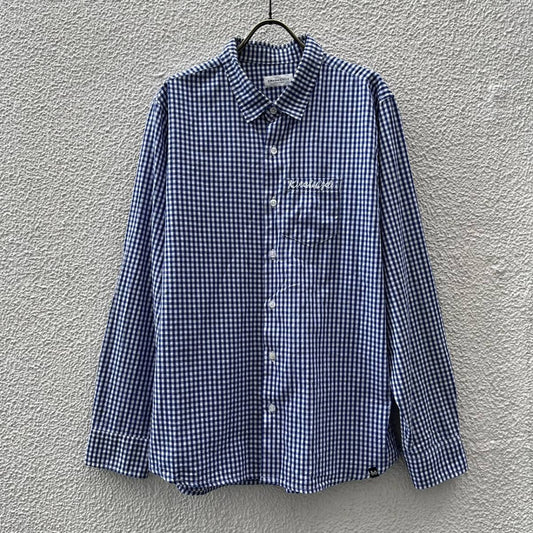 KINASHI CYCLE 木梨サイクル Lサイズ ギンガムチェック 長袖 シャツ とんねるず 木梨憲武