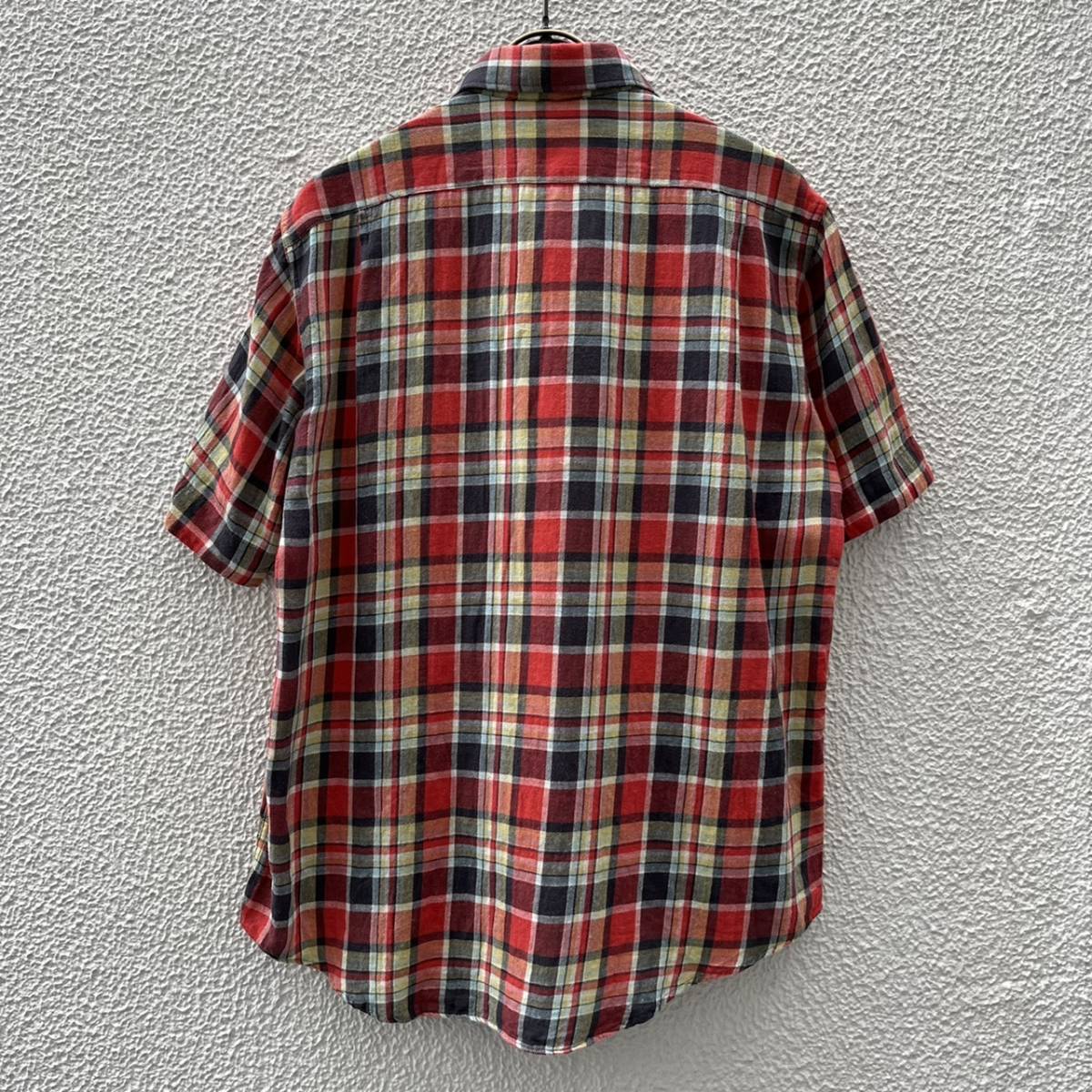 N.HOOLYWOOD エヌハリウッド サイズ36 チェック 半袖 シャツ