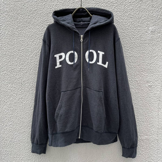 the POOL aoyama Sサイズ ジップアップパーカー フーディ ネイビー 藤原ヒロシ