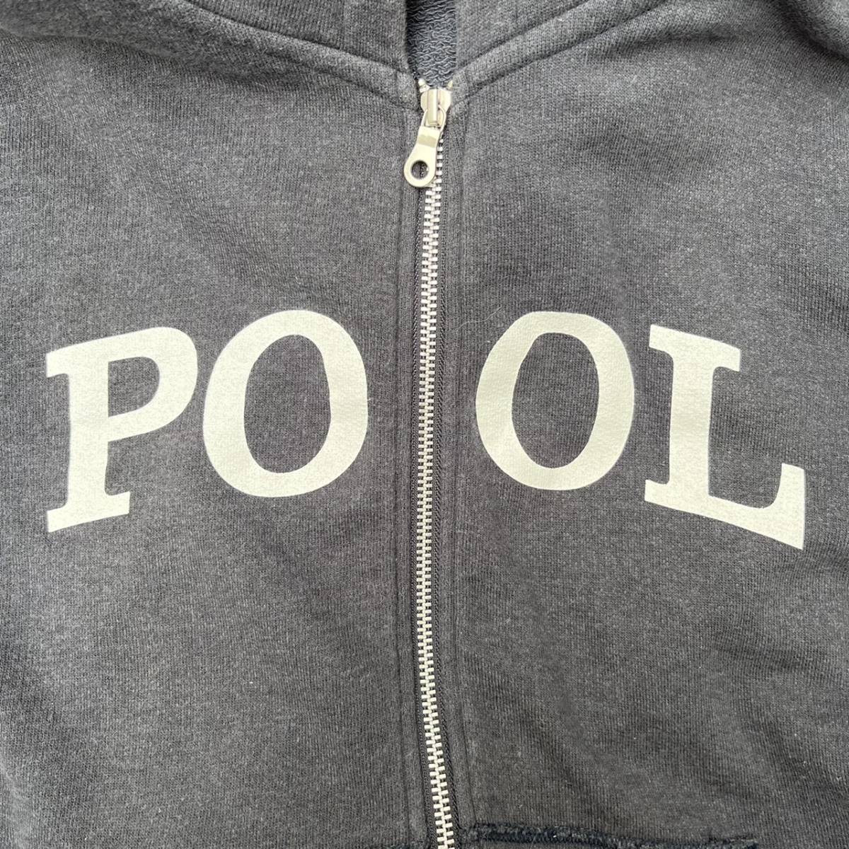 the POOL aoyama Sサイズ ジップアップパーカー フーディ ネイビー 藤原ヒロシ