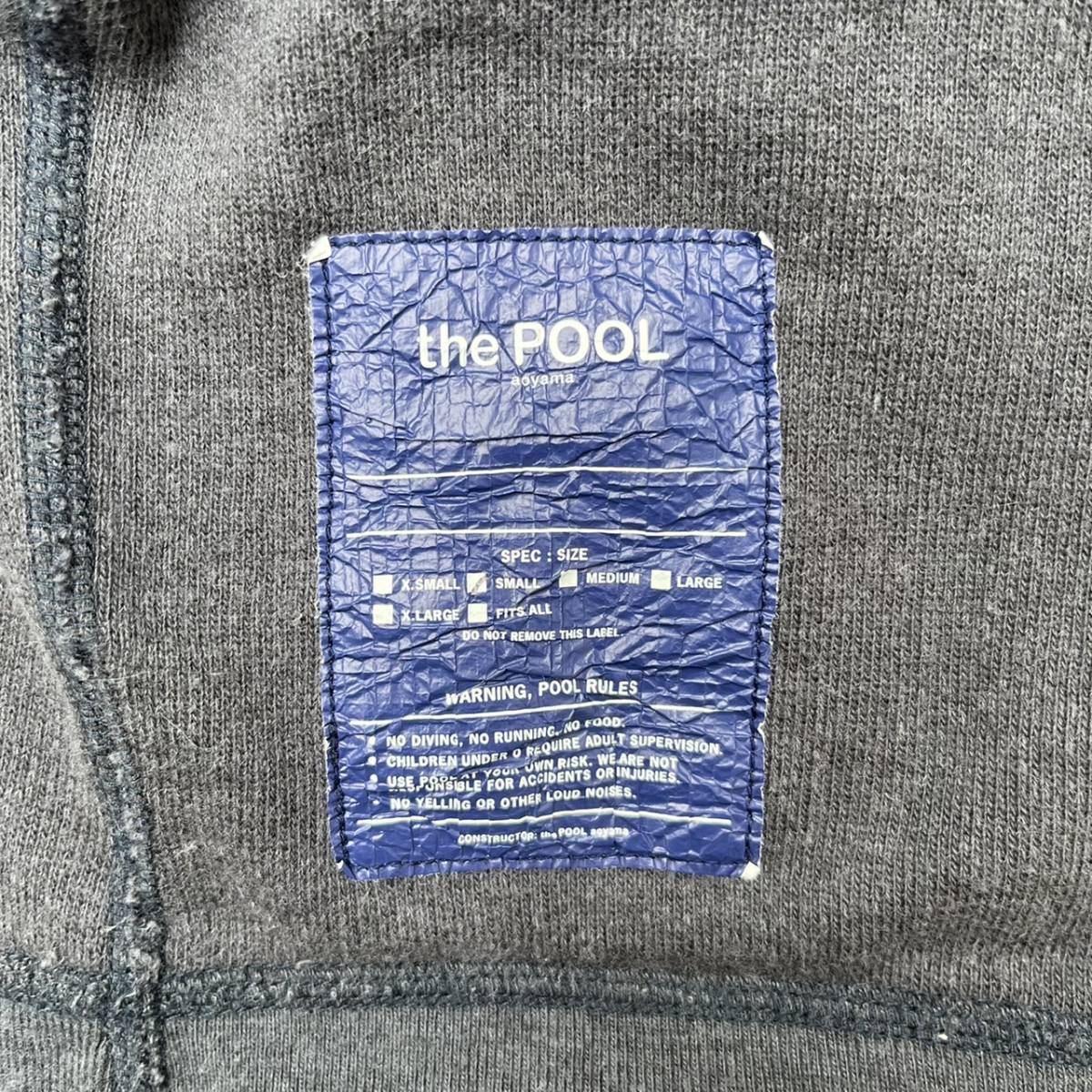 the POOL aoyama Sサイズ ジップアップパーカー フーディ ネイビー 藤原ヒロシ
