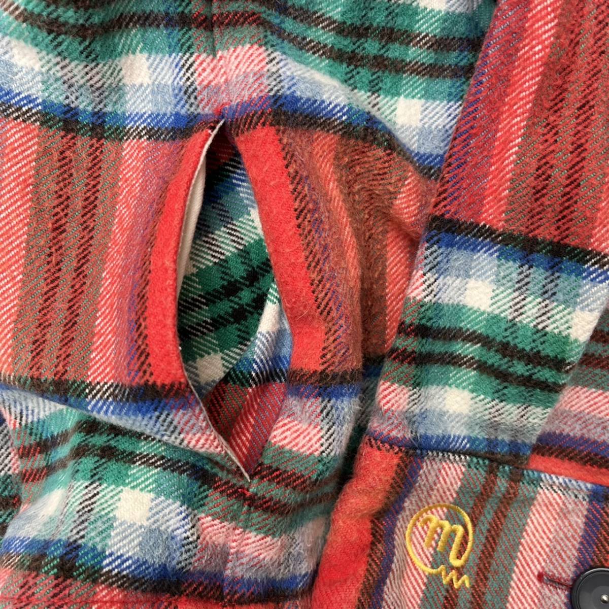 REMI RELIEF レミレリーフ MCW Mサイズ フランネル チェック 長袖 シャツ