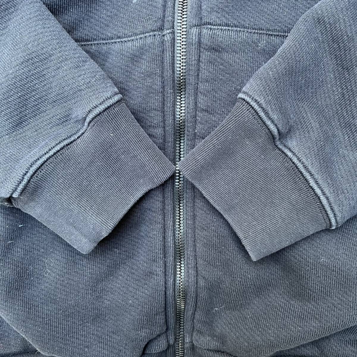 Off-White オフホワイト MAIN LABEL Lサイズ ジップアップ パーカー ブラック Black Virgil Abloh ヴァージルアブロー