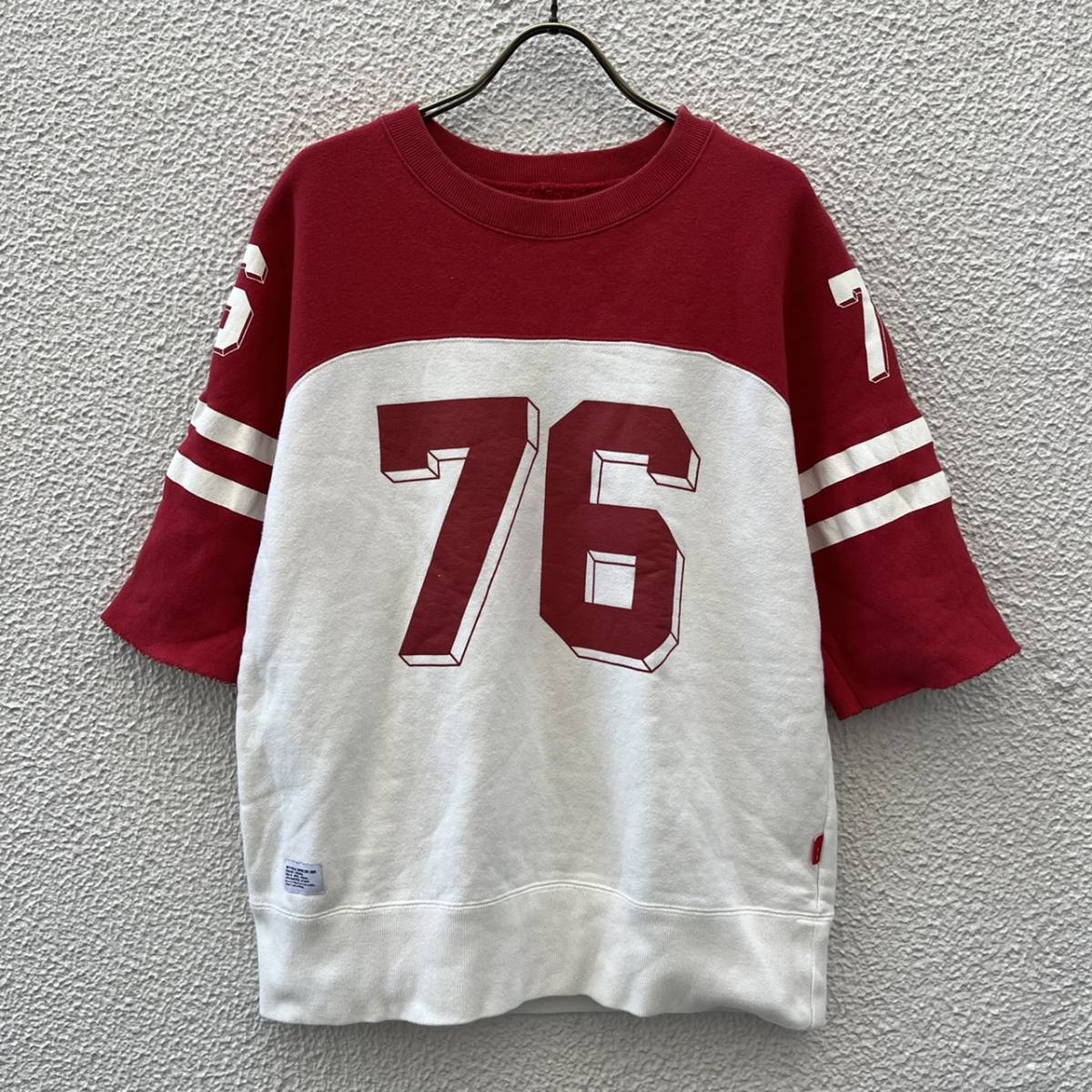 WTAPS ダブルタップス サイズ1 フットボールシャツ ナンバリング 七分袖 シャツ