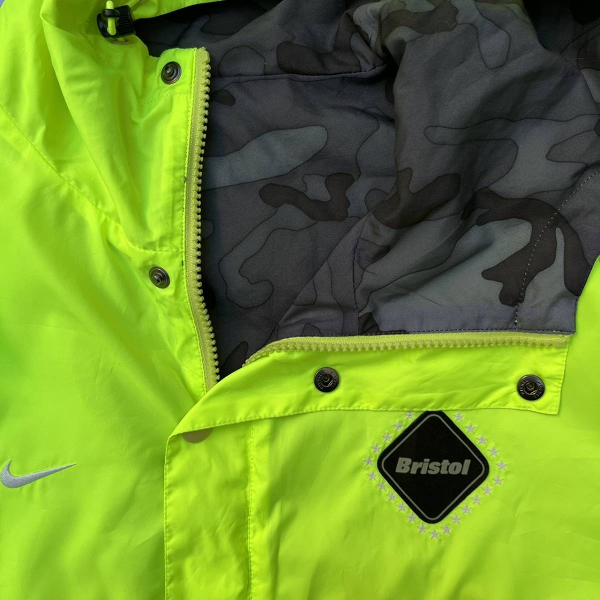 F.C.Real.Blistol エフシーレアルブリストル Sサイズ リバーシブル ウインドブレーカー ナイロンパーカー NIKE ナイキ FCRB