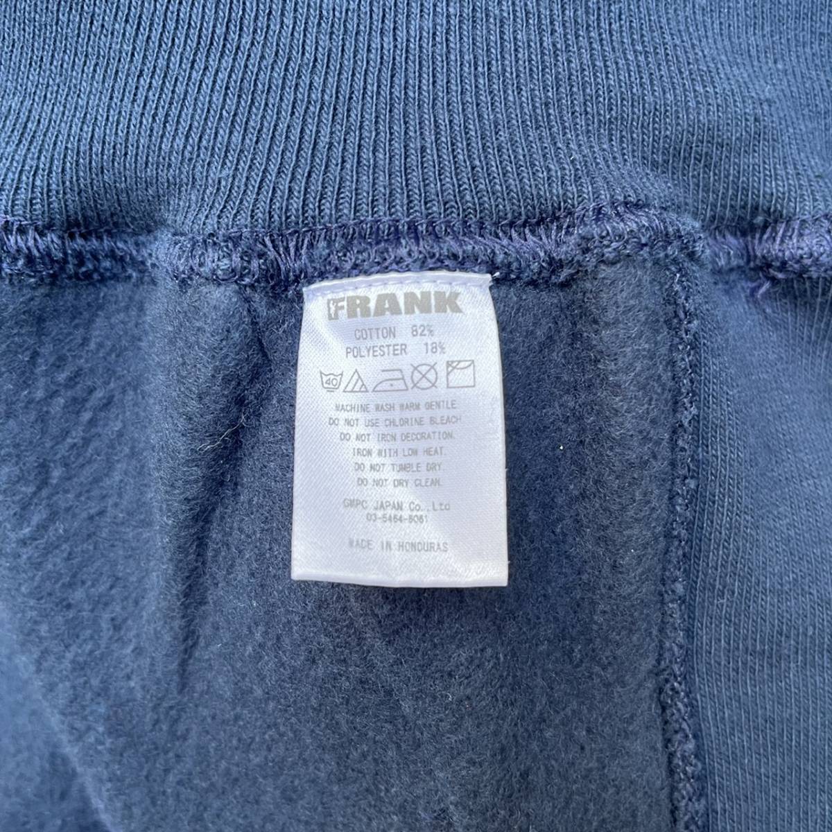 新品 FRANK フランク × CHAMPION チャンピオン Mサイズ ロゴ パーカー フーディ ネイビー