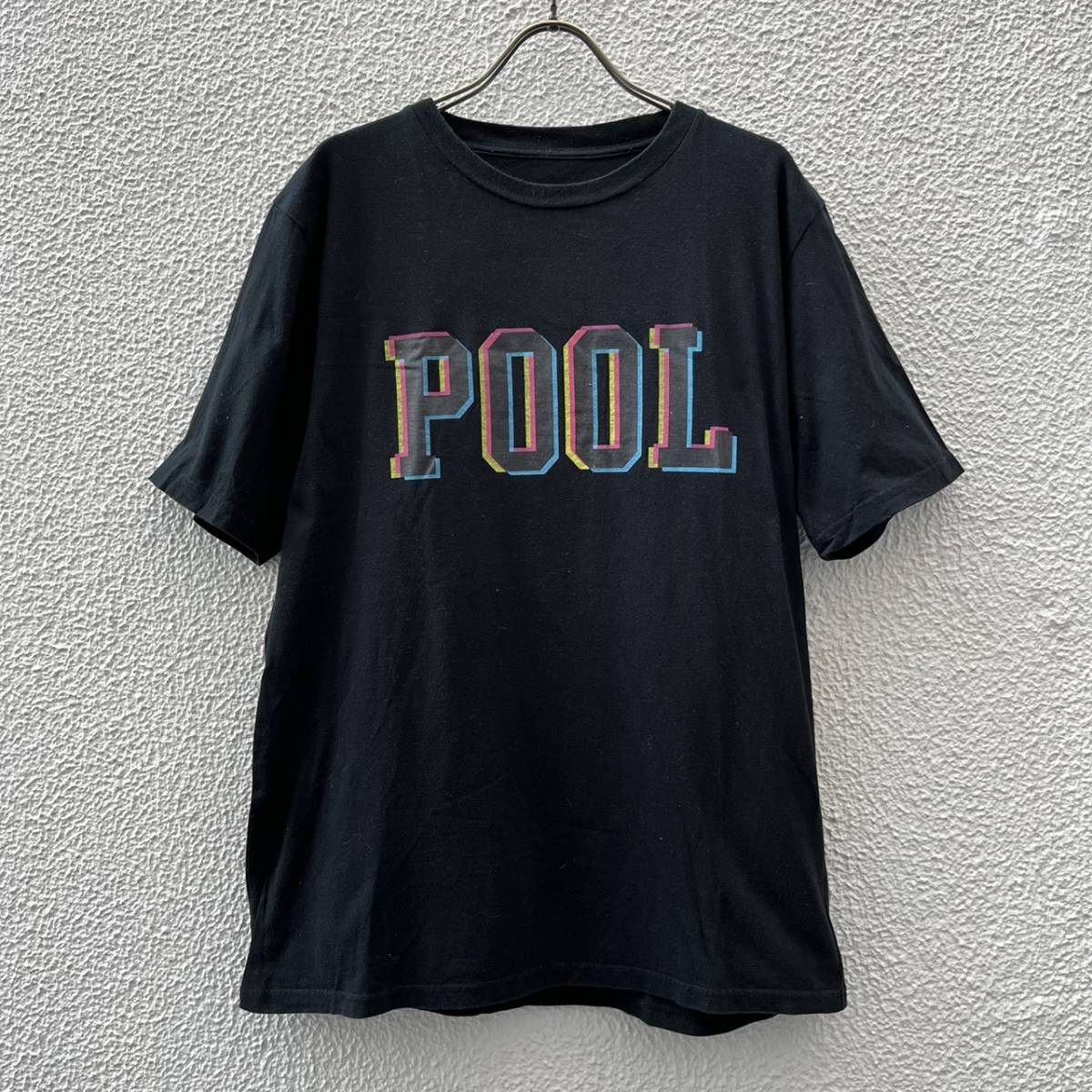 the POOL aoyama ザプールアオヤマ Mサイズ Tシャツ ロゴ ブラック 藤原ヒロシ フラグメント