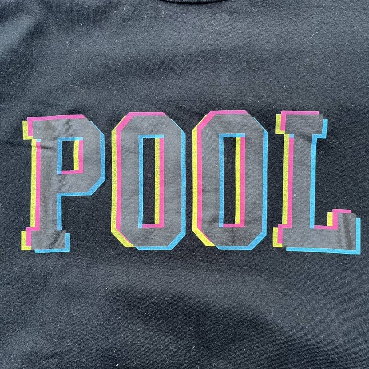 the POOL aoyama ザプールアオヤマ Mサイズ Tシャツ ロゴ ブラック 藤原ヒロシ フラグメント