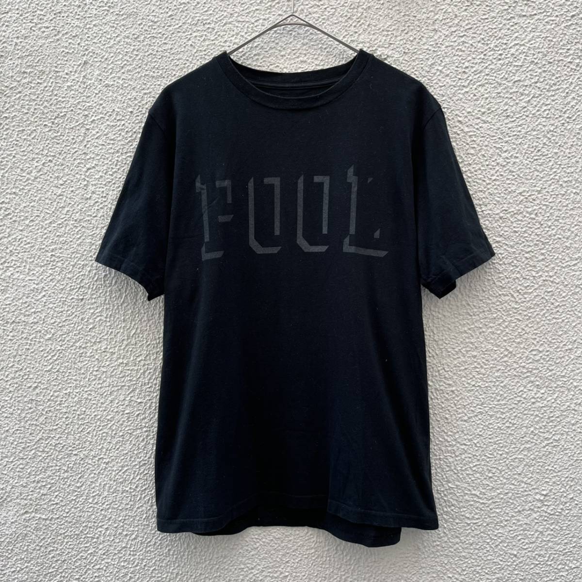 the POOL aoyama ザプールアオヤマ Mサイズ Tシャツ ロゴ ブラック 藤原ヒロシ フラグメント