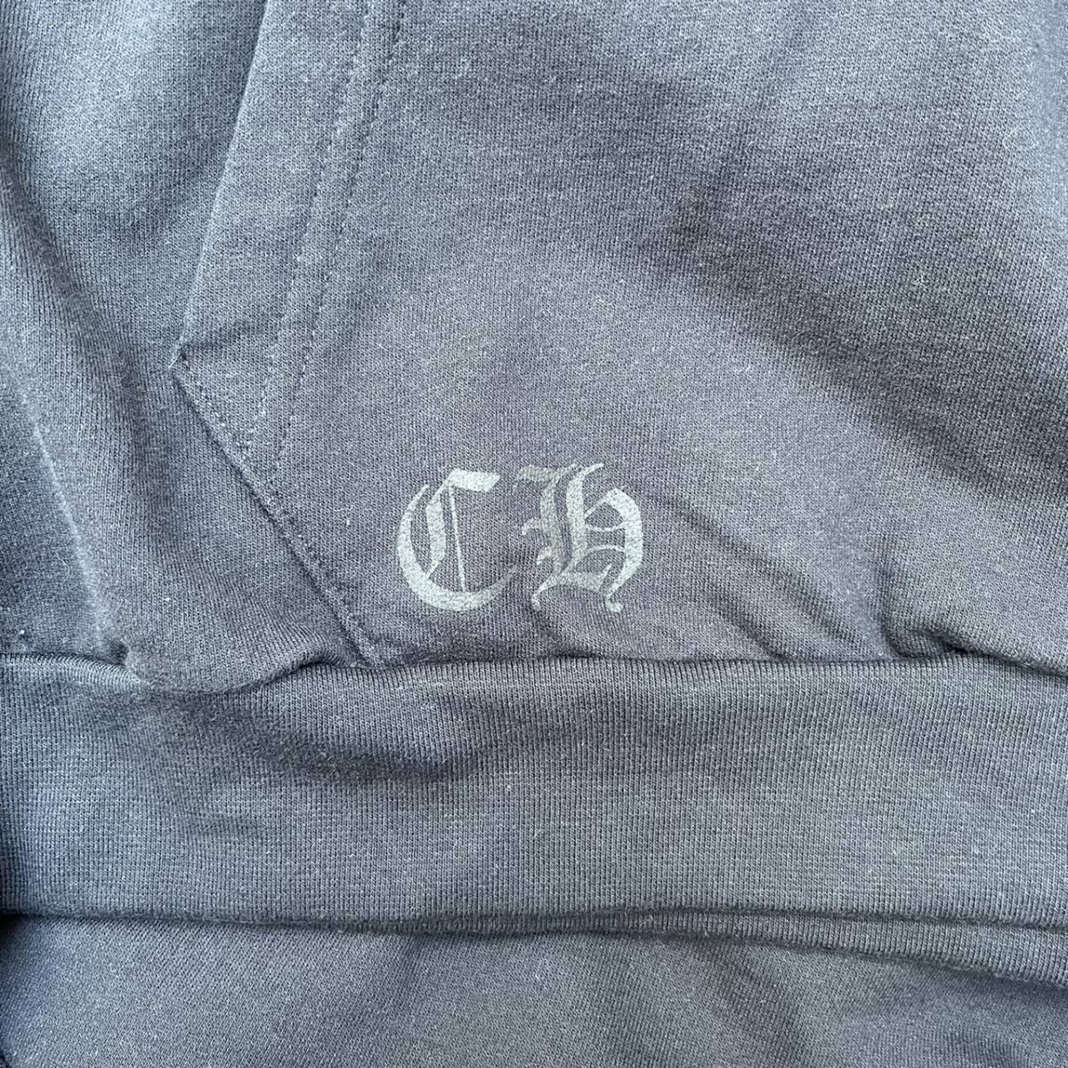 新品 CHROME HEARTS クロムハーツ XLサイズ マルチカラークロス プルオーバー パーカー Multi Color Cross Cemetery Hoodie ブラック