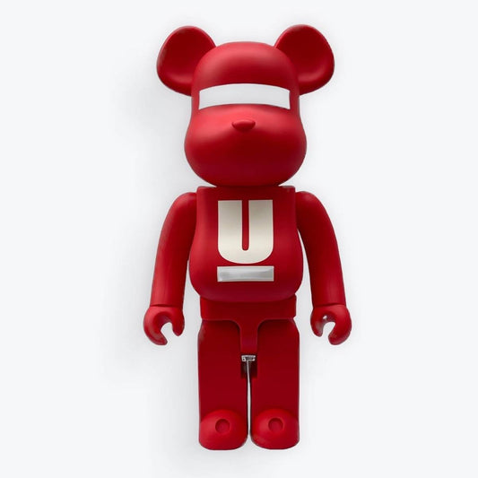 新品 BE@RBRICK ベアブリック × UNDER COVER アンダーカバー 1000% ロゴ レッド MEDICOM TOY