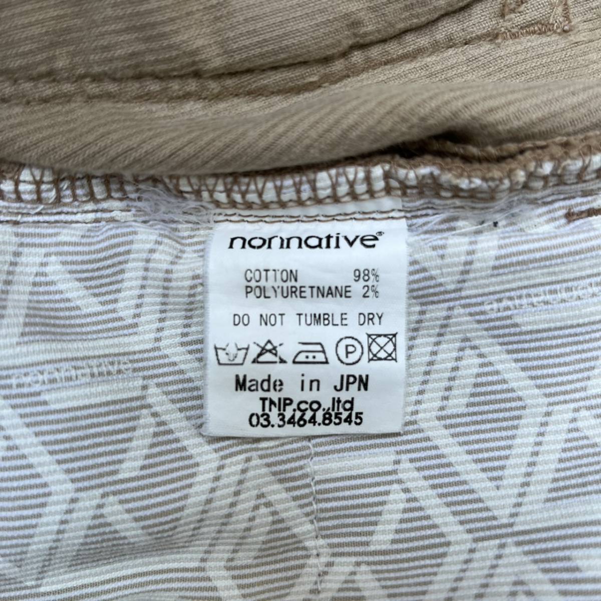 nonnative ノンネイティブ サイズ0 コーデュロイパンツ ブラウン