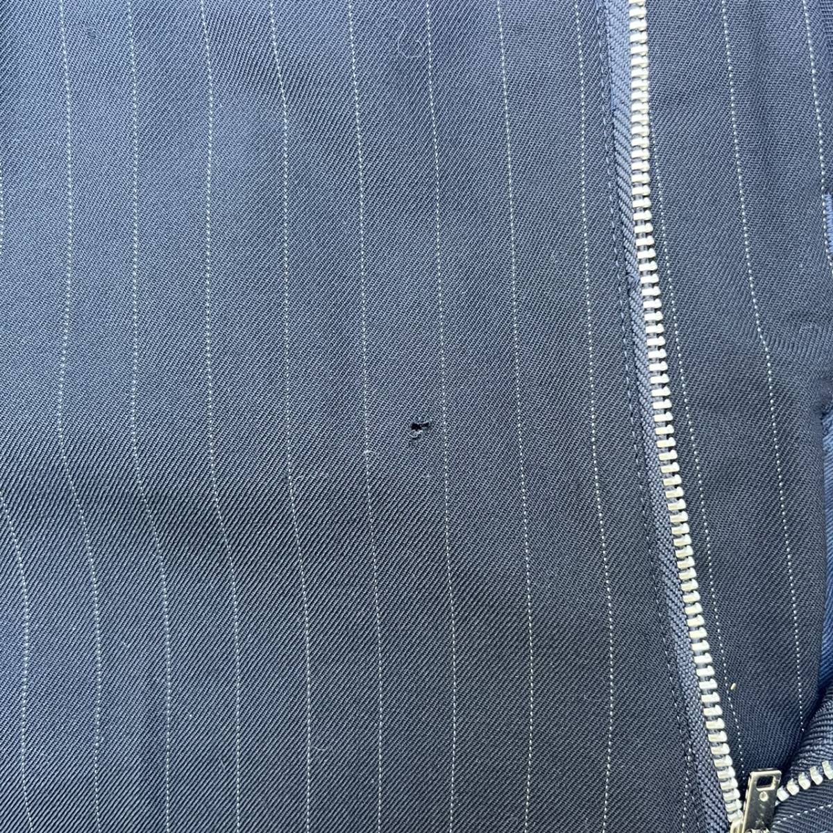 COMME des GARONS HOMME PLUS コムデギャルソンオムプリュス Sサイズ ウールスラックス ストライプ ネイビー