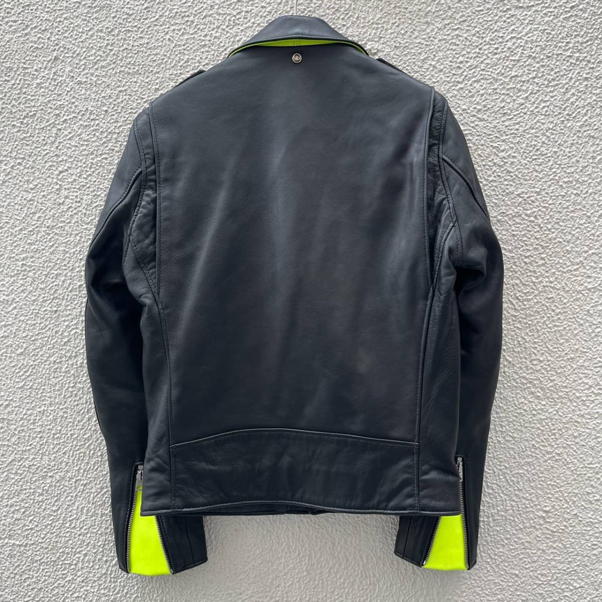 SCHOTT ショット× SOPHNET ソフネット Sサイズ ダブルライダースジャケット レザージャケット
