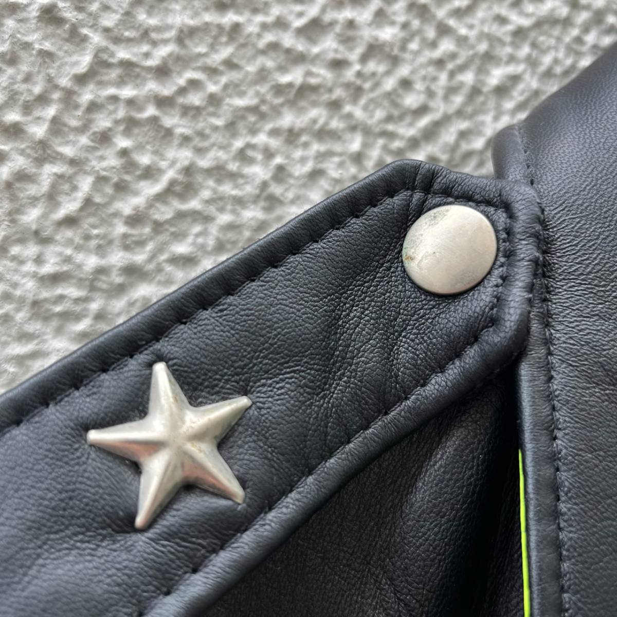 SCHOTT ショット× SOPHNET ソフネット Sサイズ ダブルライダースジャケット レザージャケット