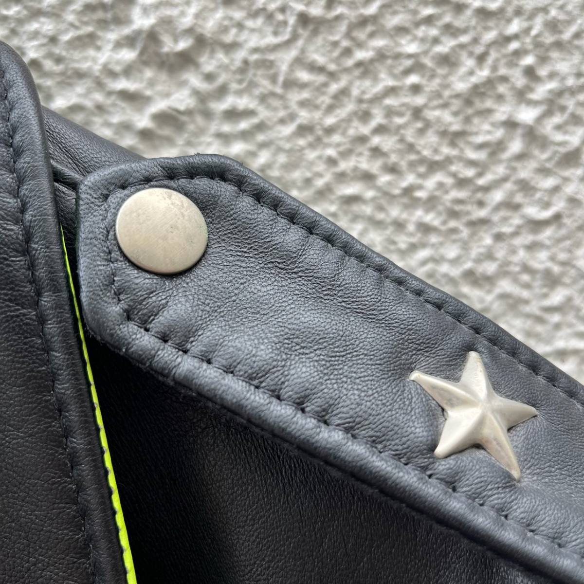 SCHOTT ショット× SOPHNET ソフネット Sサイズ ダブルライダースジャケット レザージャケット