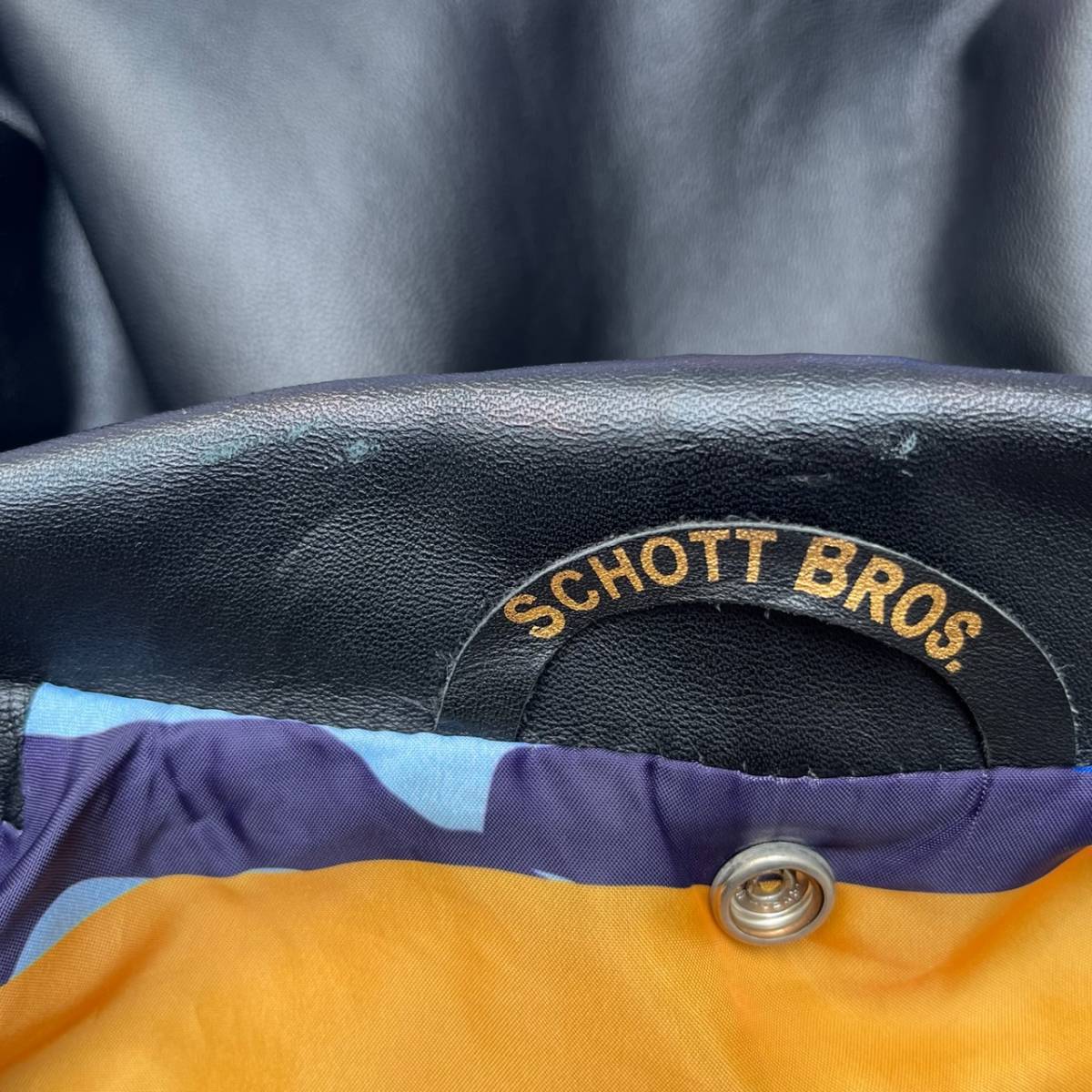 SCHOTT ショット× SOPHNET ソフネット Sサイズ ダブルライダースジャケット レザージャケット