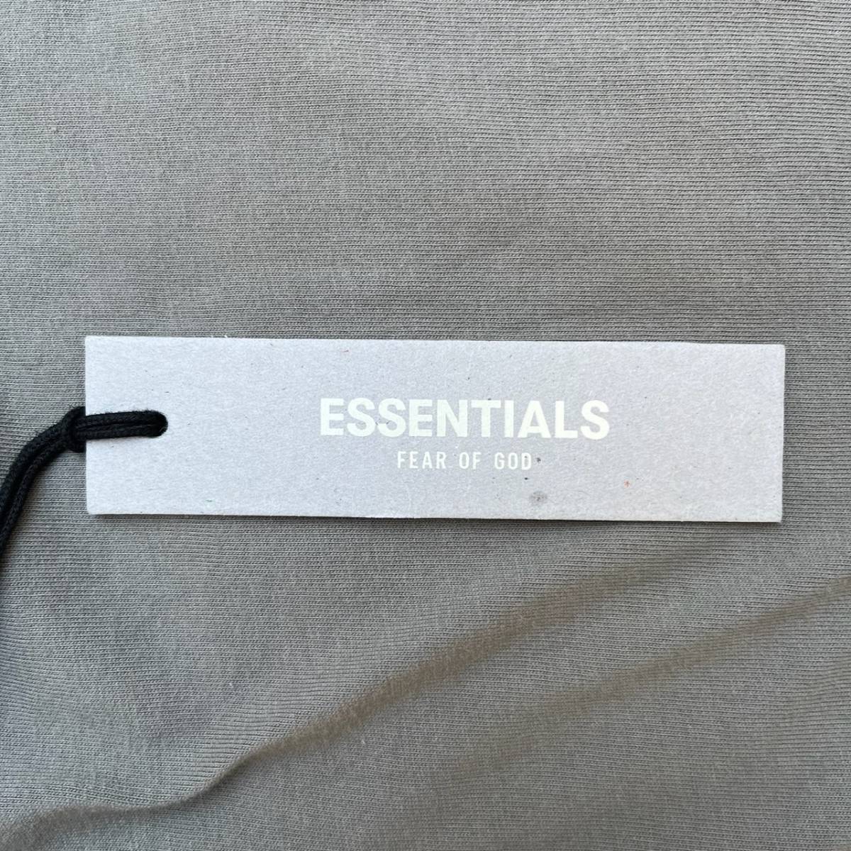 新品 FOG Fear Of God Essentials フィアオブゴッド エッセンシャルズ Lサイズ LOGO Tシャツ CHARCOAL チャコール