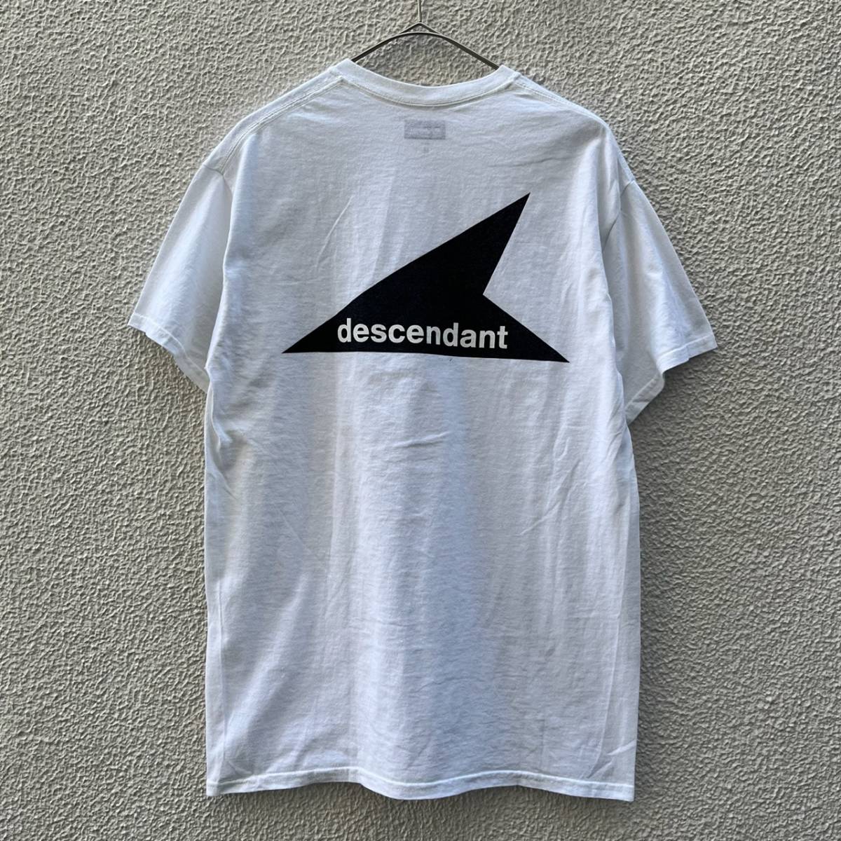 未使用品 DESCENDANTS ディセンダント サイズ2 ボックスロゴ Tシャツ ホワイト