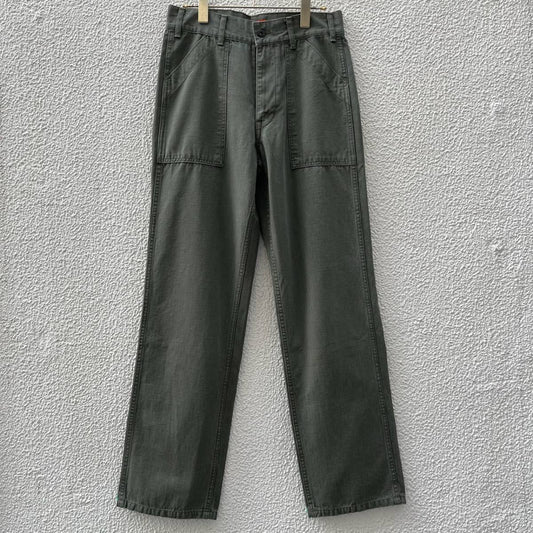 新品 CALEE キャリー Sサイズ ベイカーパンツ ワークパンツ カーキ