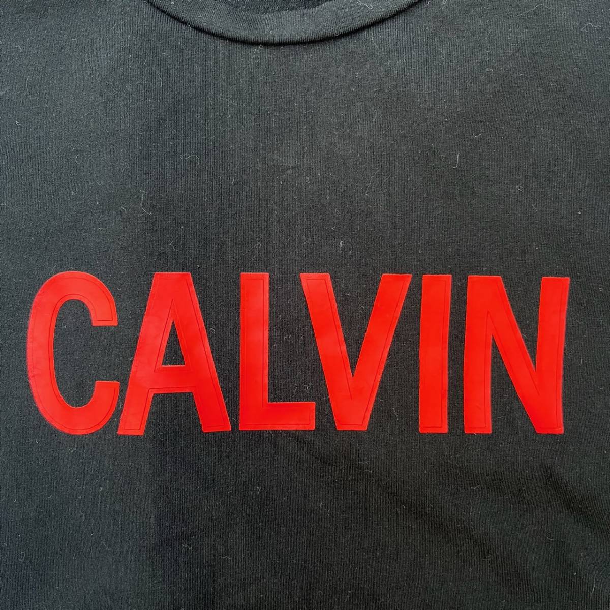 Calvin Klein Jeans カルバンクラインジーンズ Mサイズ ロゴ Tシャツ プリント ブラック