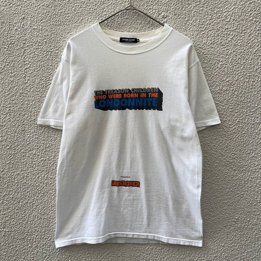 UNDER COVER アンダーカバー Mサイズ ロンドンナイト ロゴ Tシャツ プリント ホワイト