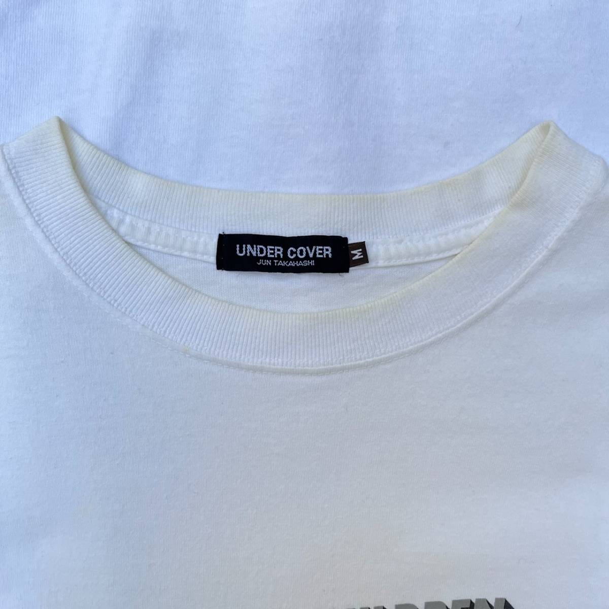 UNDER COVER アンダーカバー Mサイズ ロンドンナイト ロゴ Tシャツ プリント ホワイト