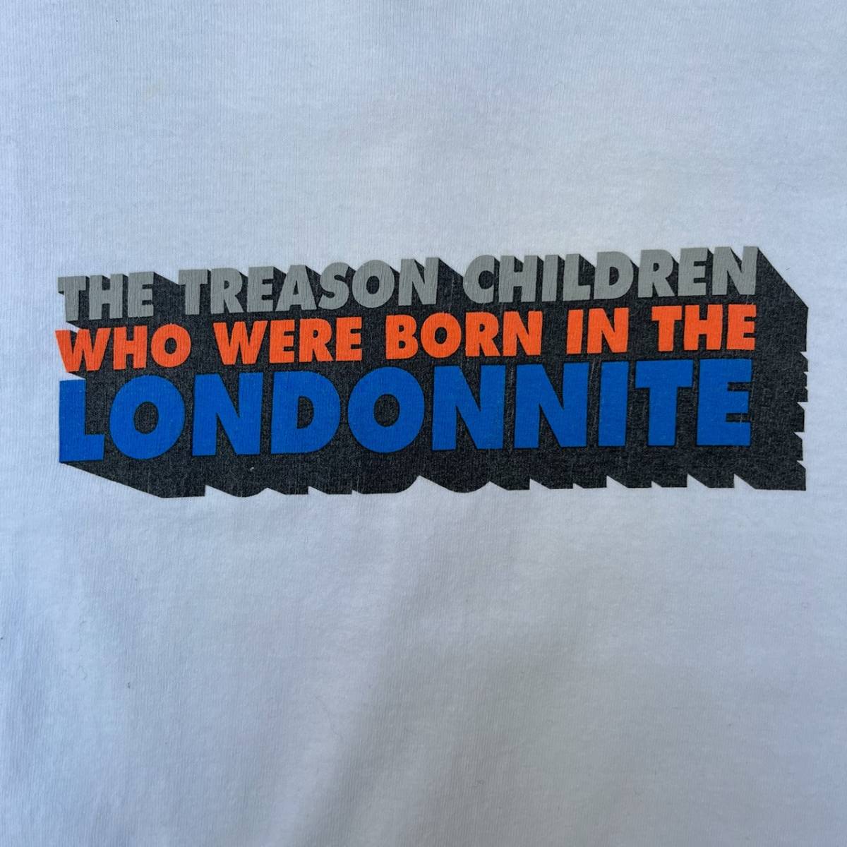 UNDER COVER アンダーカバー Mサイズ ロンドンナイト ロゴ Tシャツ プリント ホワイト