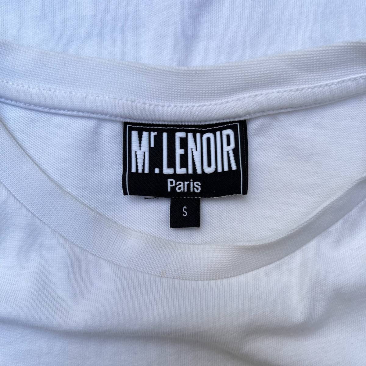 Mr.RENOIR ムッシュルノアール Sサイズ Tシャツ ボックスロゴ ホワイト