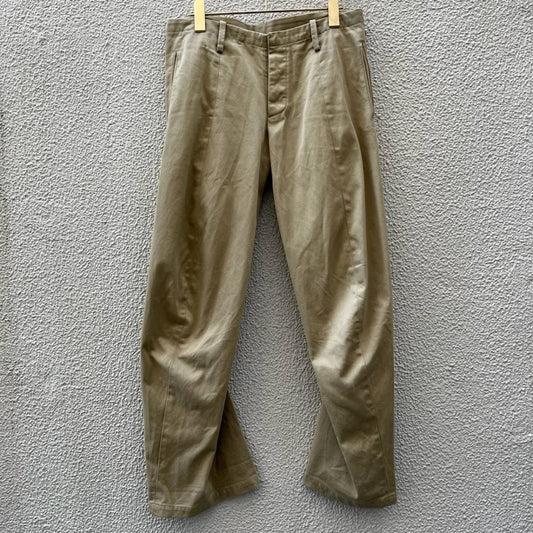 wjk ダブルジェイケイ Sサイズ バナナシルエット チノパン 立体裁断 550 ベージュ