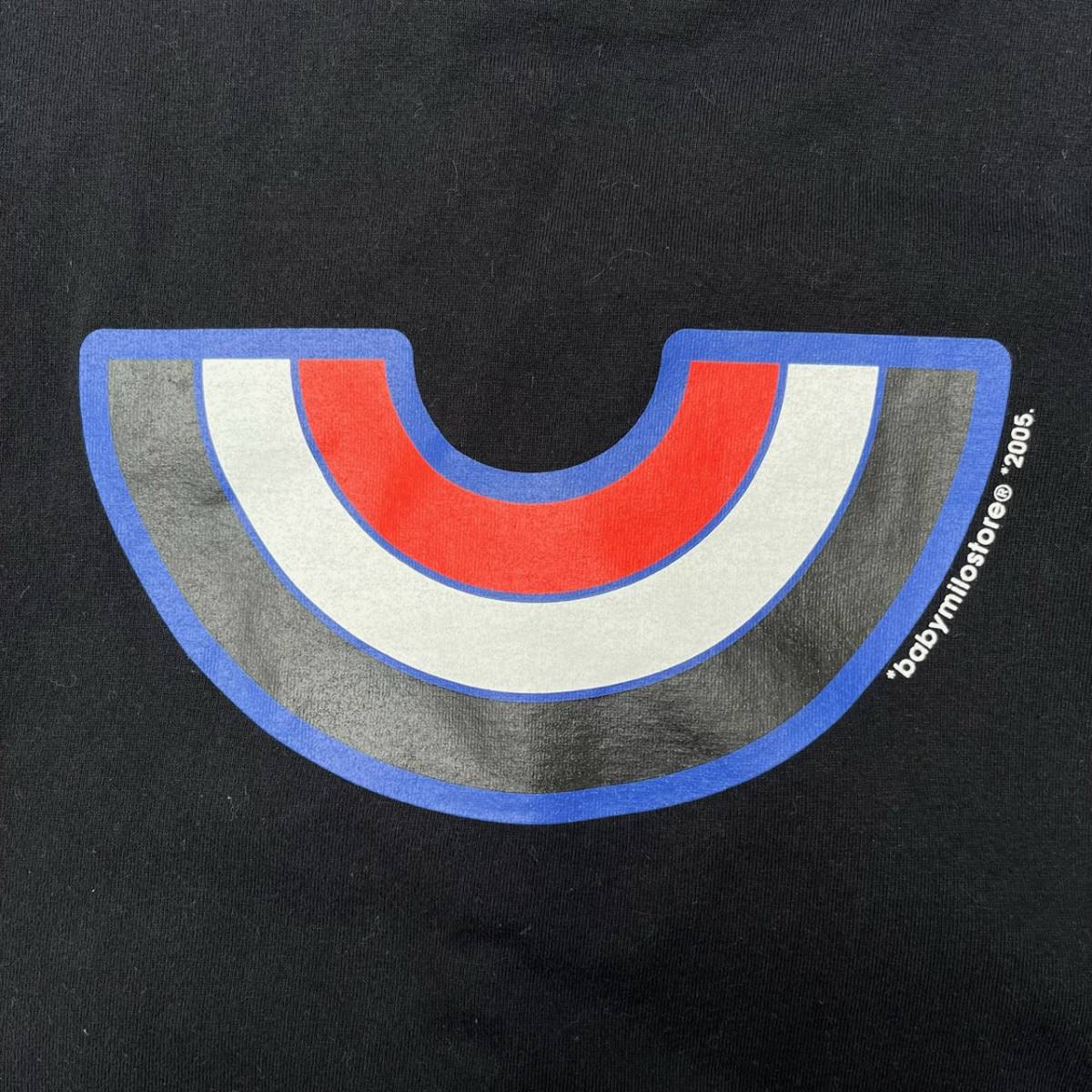 A BATHING APE アベイシングエイプ Lサイズ ロゴ Tシャツ ブラック ベイプ NIGO