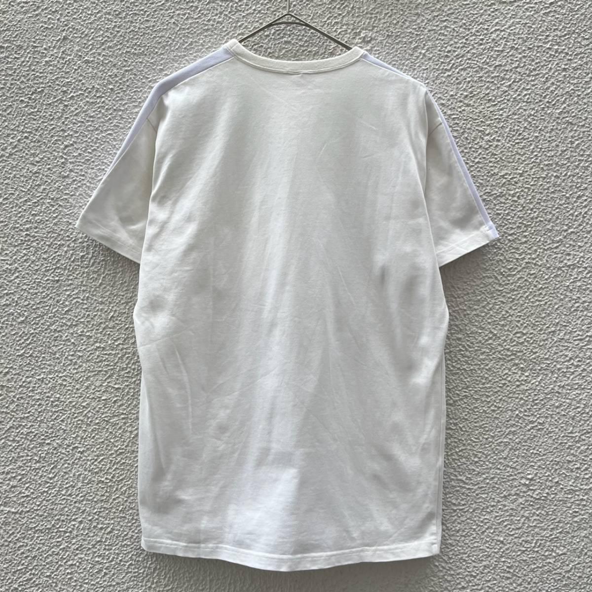 MISTERGENTLEMAN ミスタージェントルマン XLサイズ Tシャツ ポケット 切替 リブ ジッパー ホワイト
