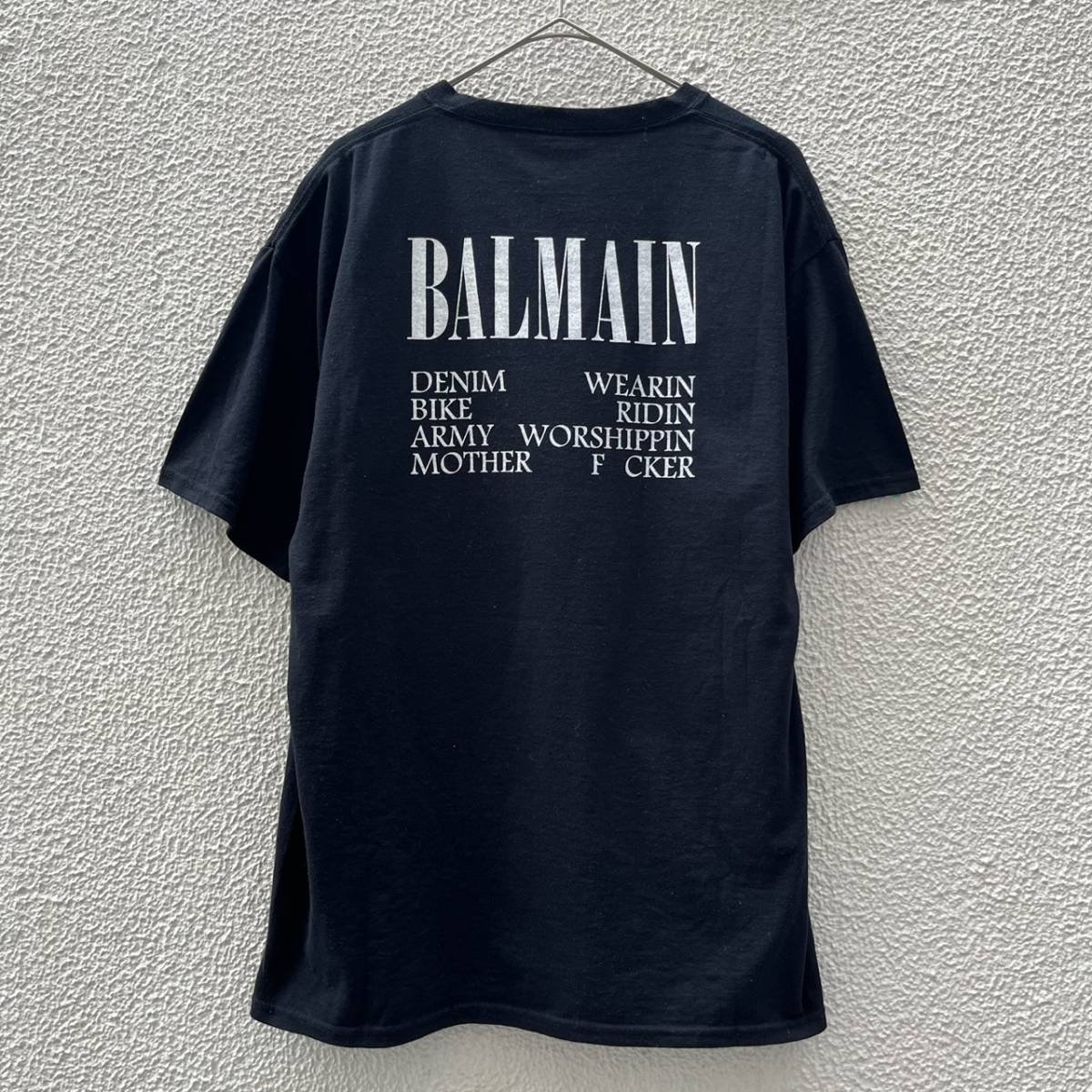 BLEACH ブリーチ Lサイズ Tシャツ パロディ バルマン ピエールバルマン ブラック