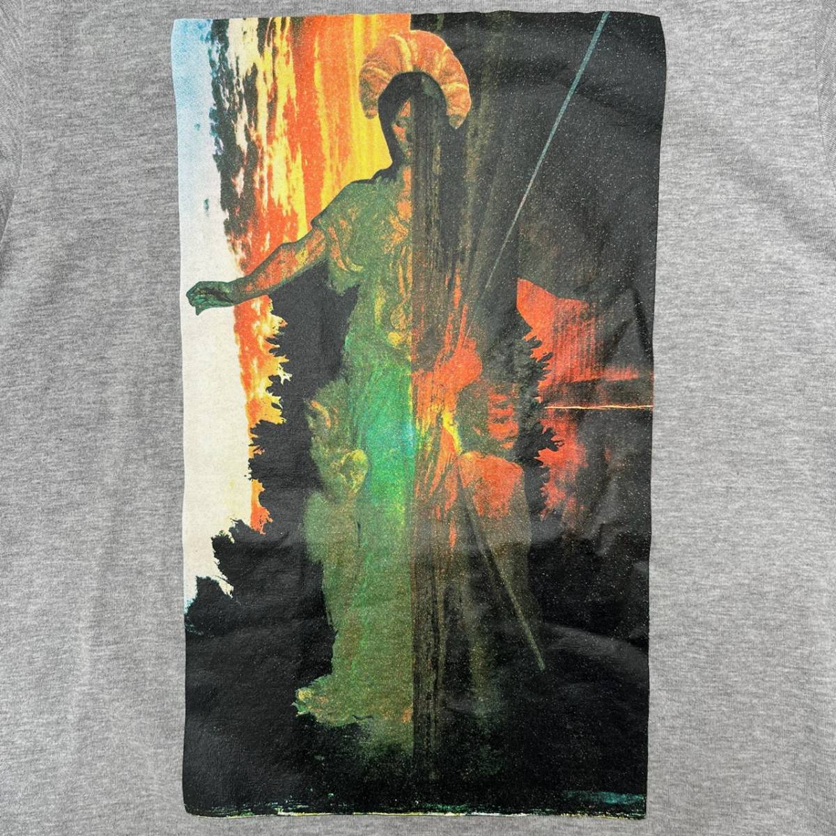 FACETASM ファセッタズム サイズ4 Tシャツ プリント 半袖 グレー