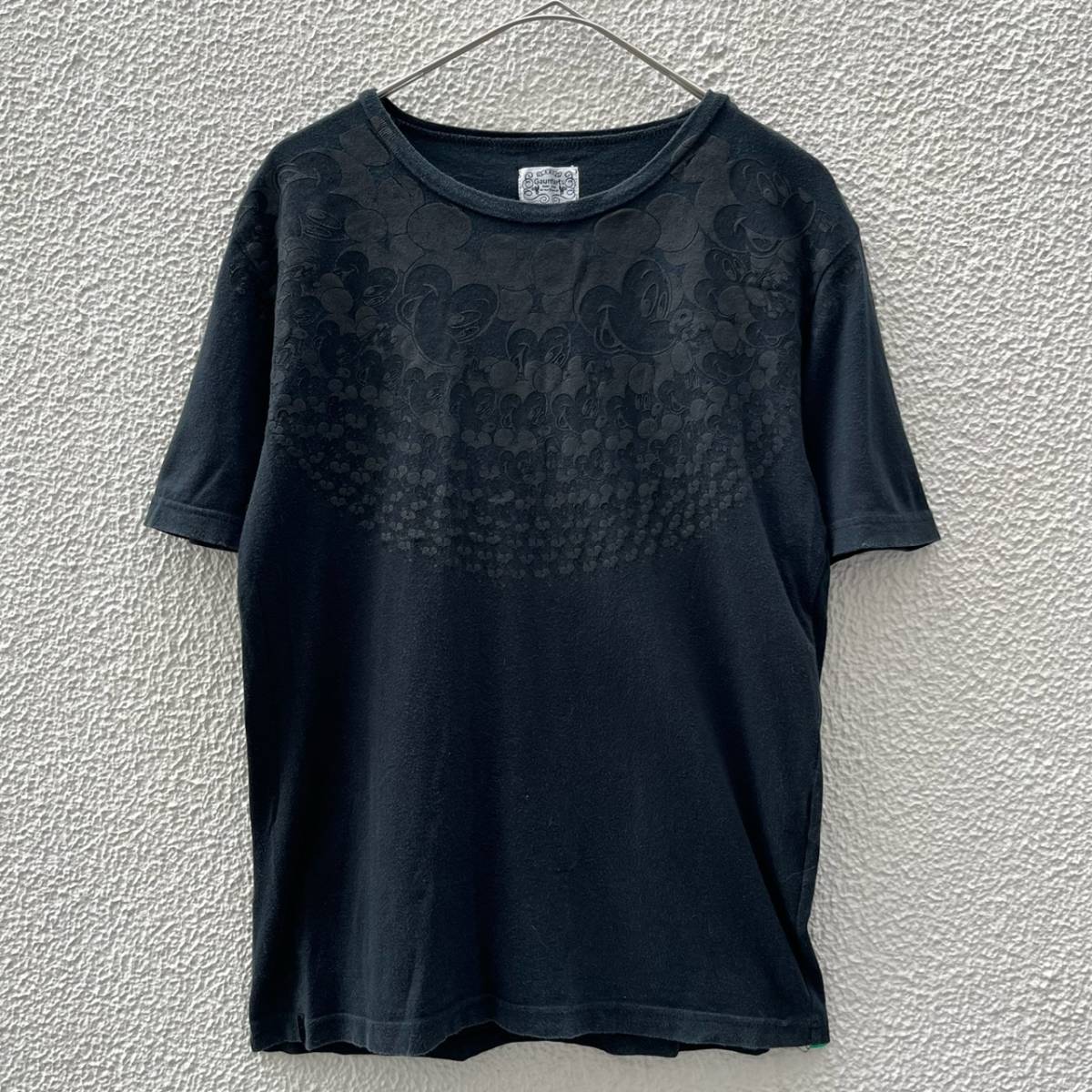 Gauntlets ガントレッツ × Disney ディズニー Tシャツ Mサイズ ミッキーマウス ブラック
