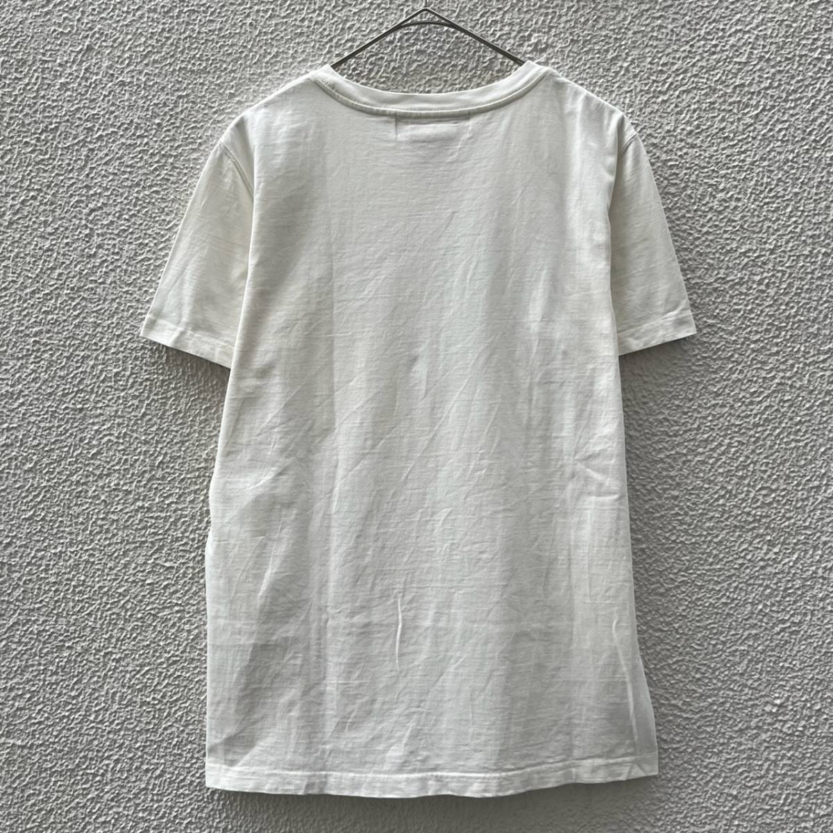 REMI RELIEF レミレリーフ Mサイズ Tシャツ ポケット 半袖 無地 ホワイト