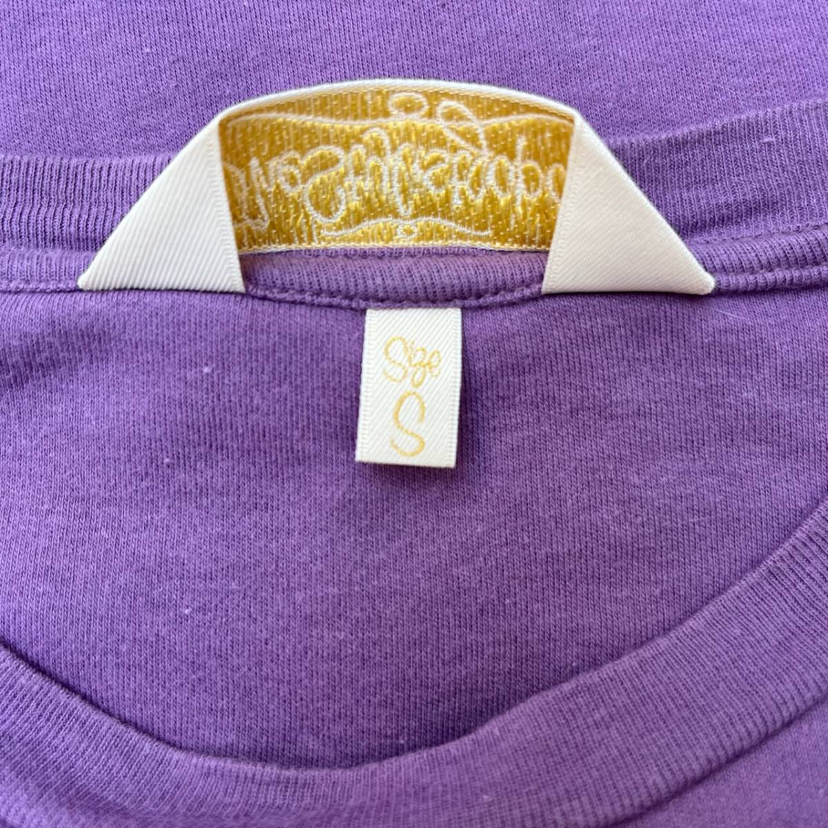 The Stylist Japan ザスタイリストジャパン Sサイズ ポケット Tシャツ ワンポイント刺繍 パープル