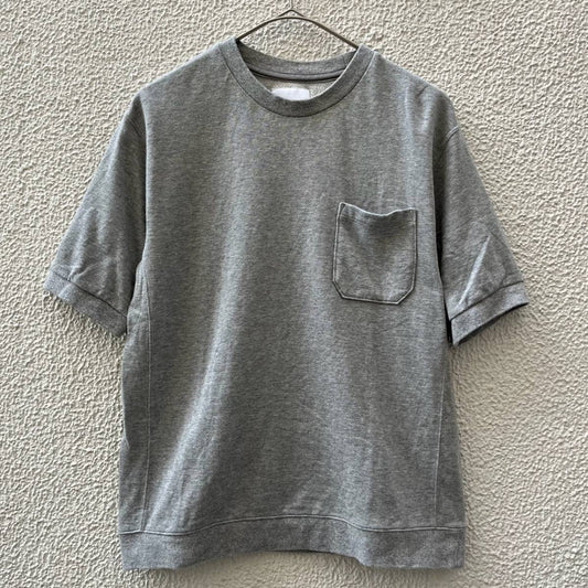 STILL BY HAND スティルバイハンド サイズ46 Tシャツ ポケット スウェット リブ 無地 グレー
