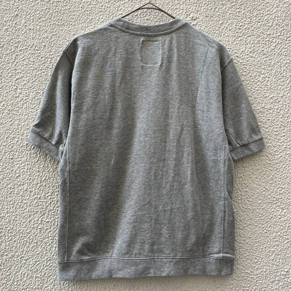 STILL BY HAND スティルバイハンド サイズ46 Tシャツ ポケット スウェット リブ 無地 グレー